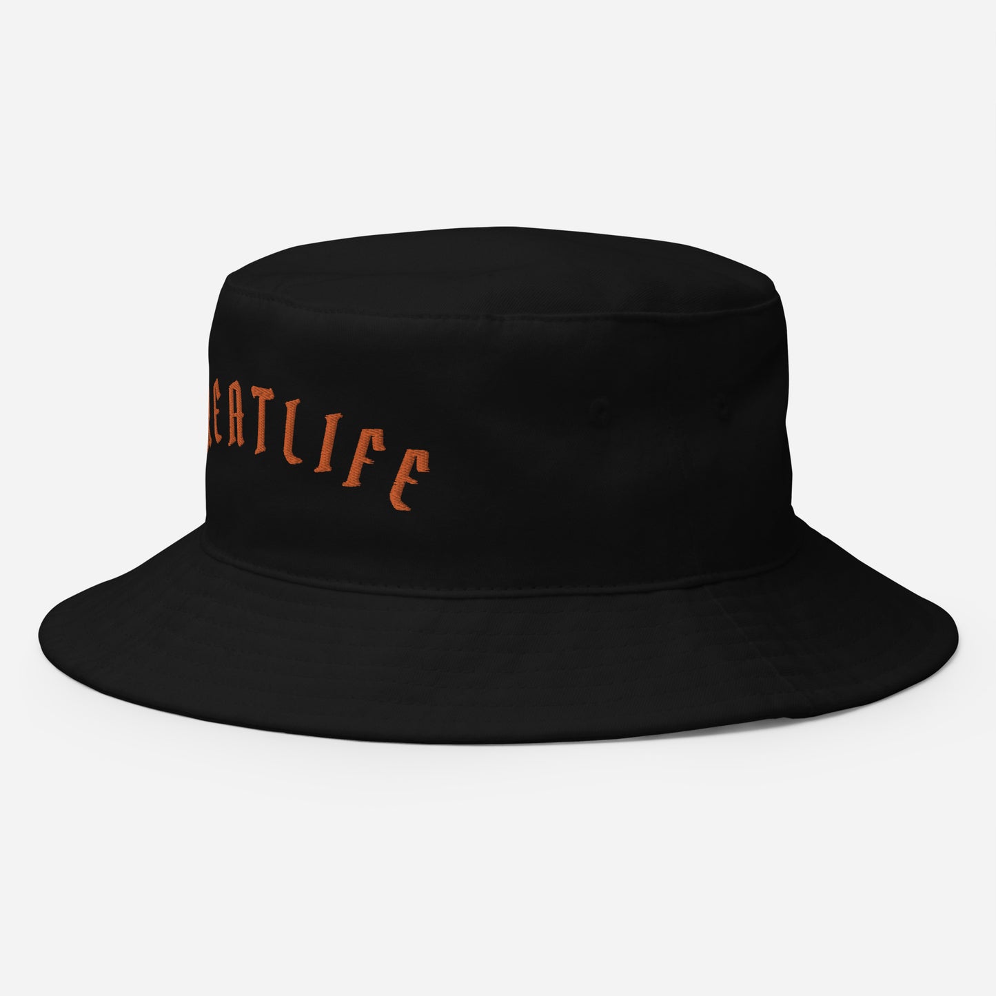 Orange print GREATLIFE Bucket Hat