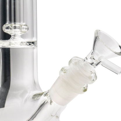 LA Pipes Single or Double Showerhead Perc Beaker Bong