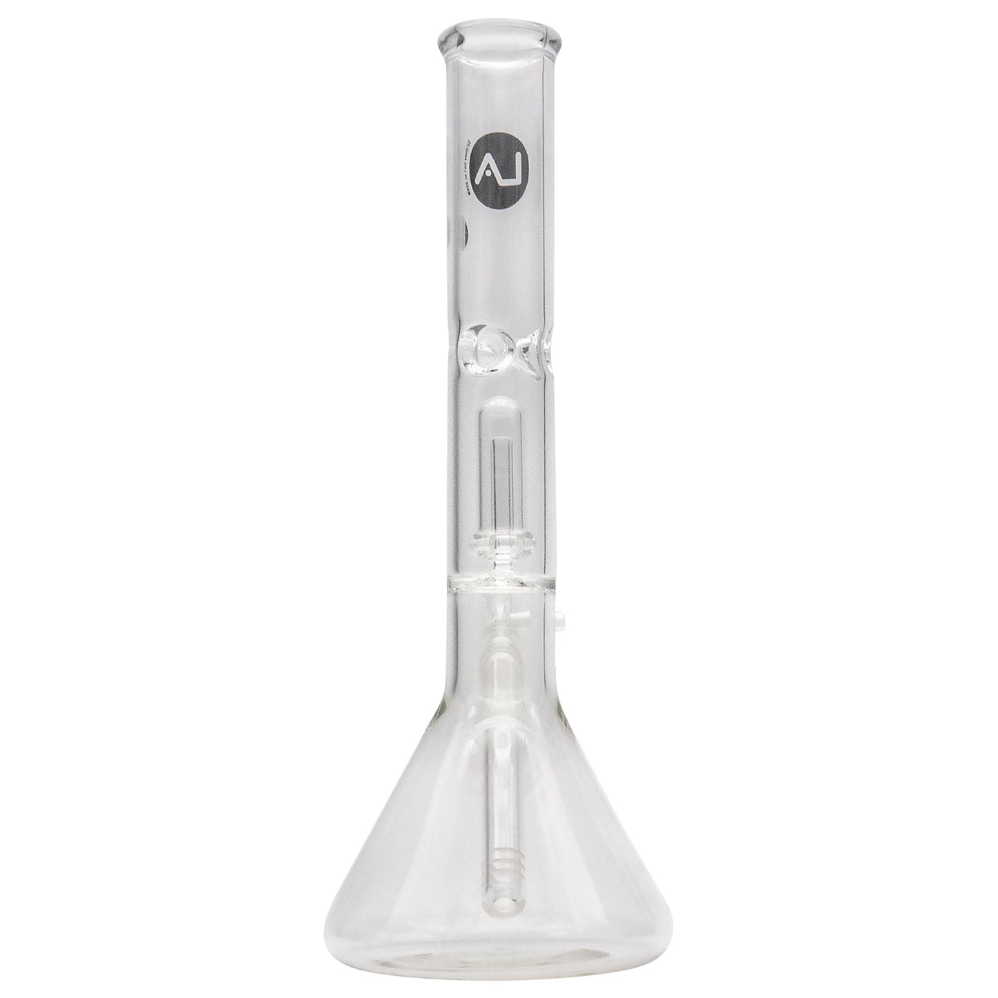 LA Pipes Single or Double Showerhead Perc Beaker Bong