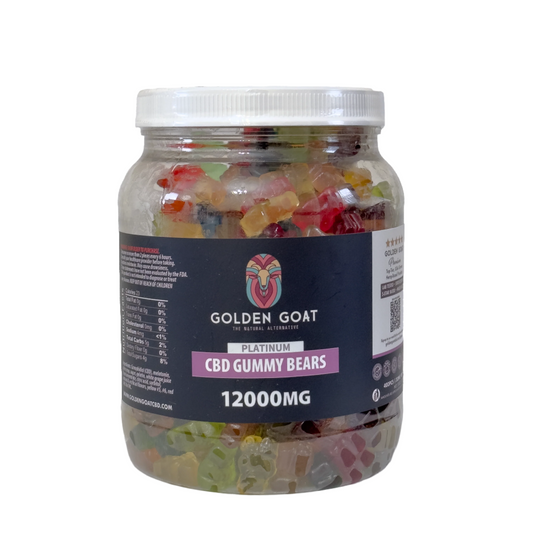 CBD Platinum Gummies - Clear Bears 12000MG