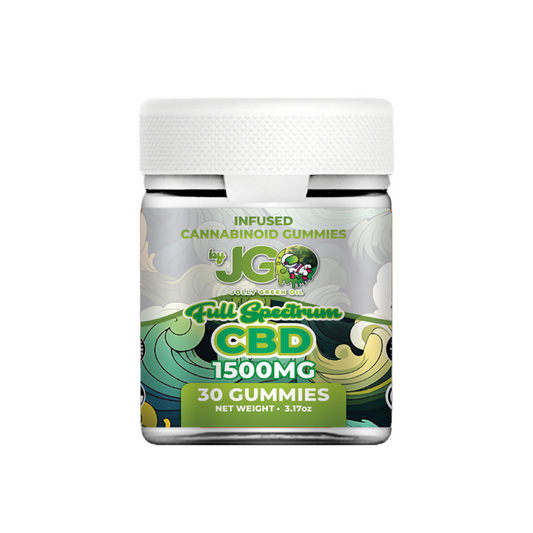 JGO Full Spectrum CBD Gummies, 1500 mg, 30 ct