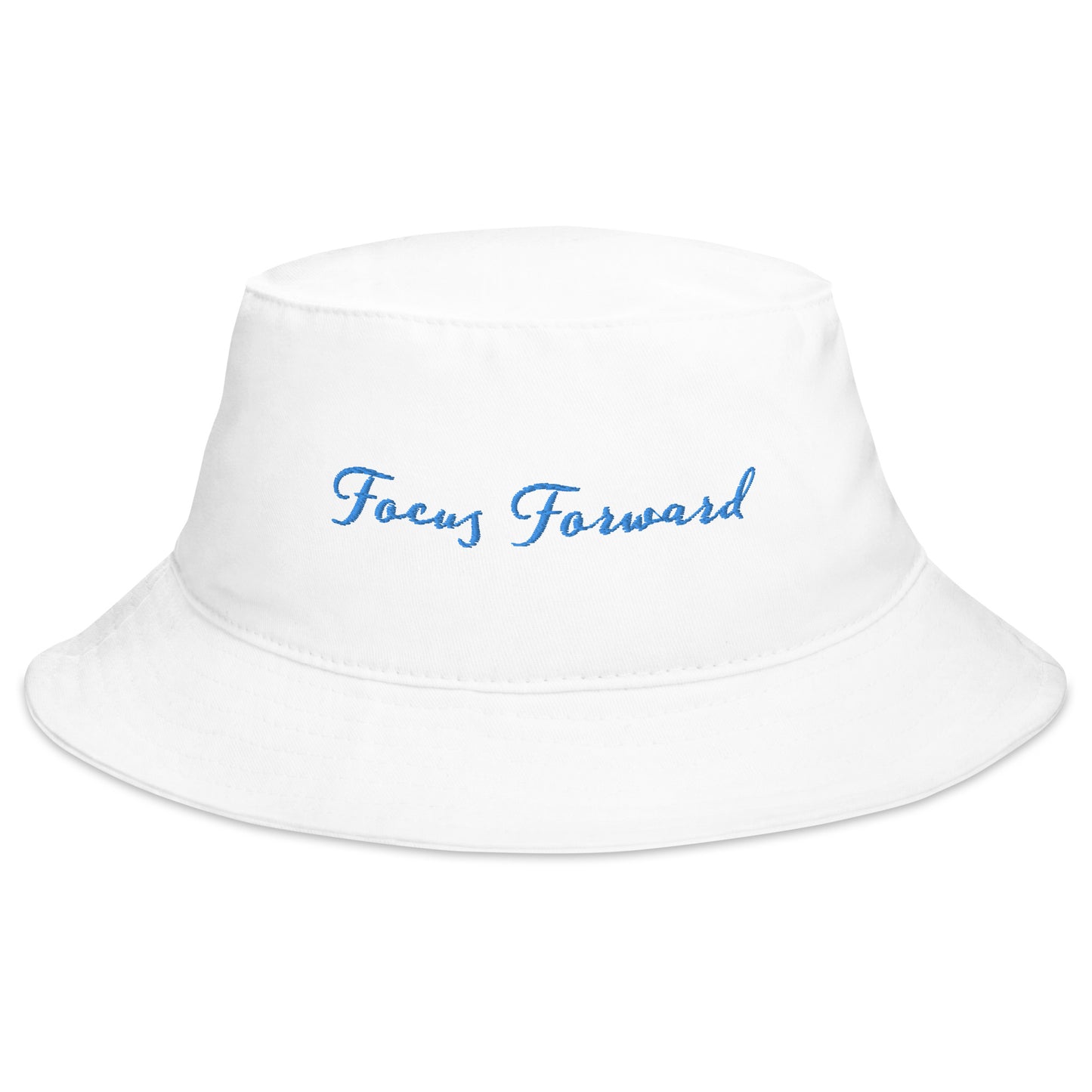 New Black and Blue Focus Forward Bucket Hat