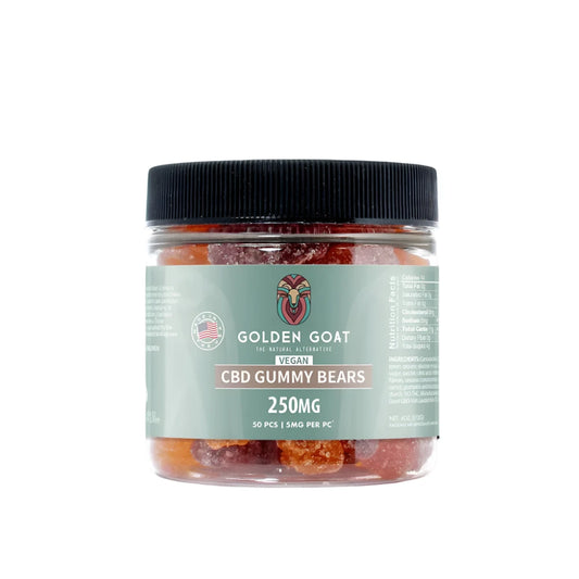 CBD Vegan Gummies 250MG - Clear Bears