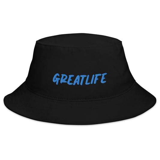 New Black and Blue GREATLIFE Bucket Hat