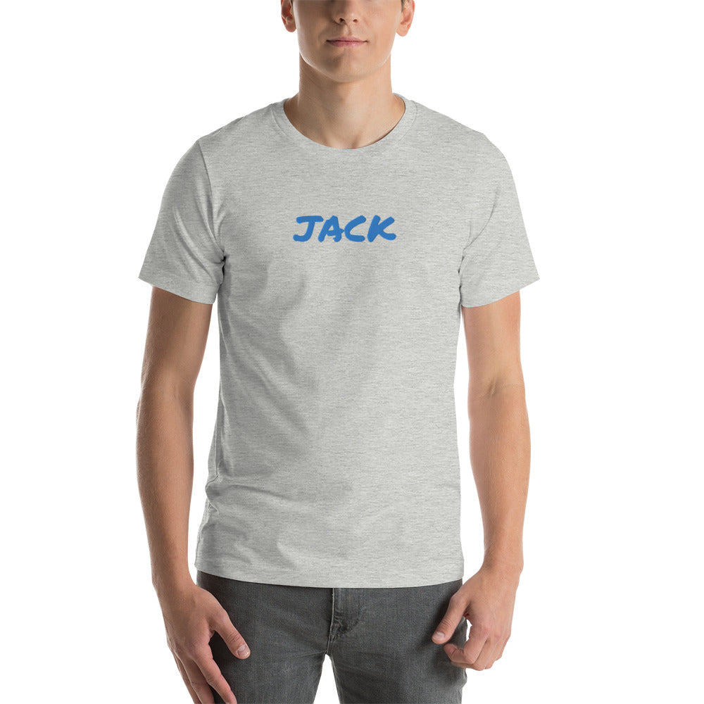 JACK black and blue high quality Unisex t-shirt